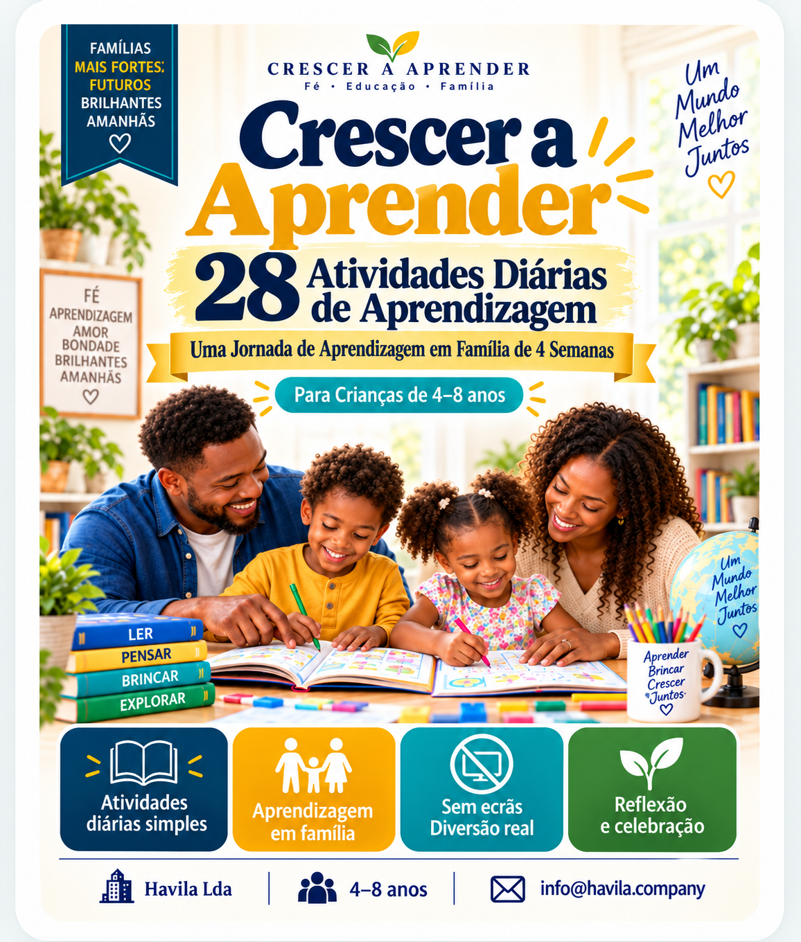 eBook 28 Atividades Diárias de Aprendizagem para crianças