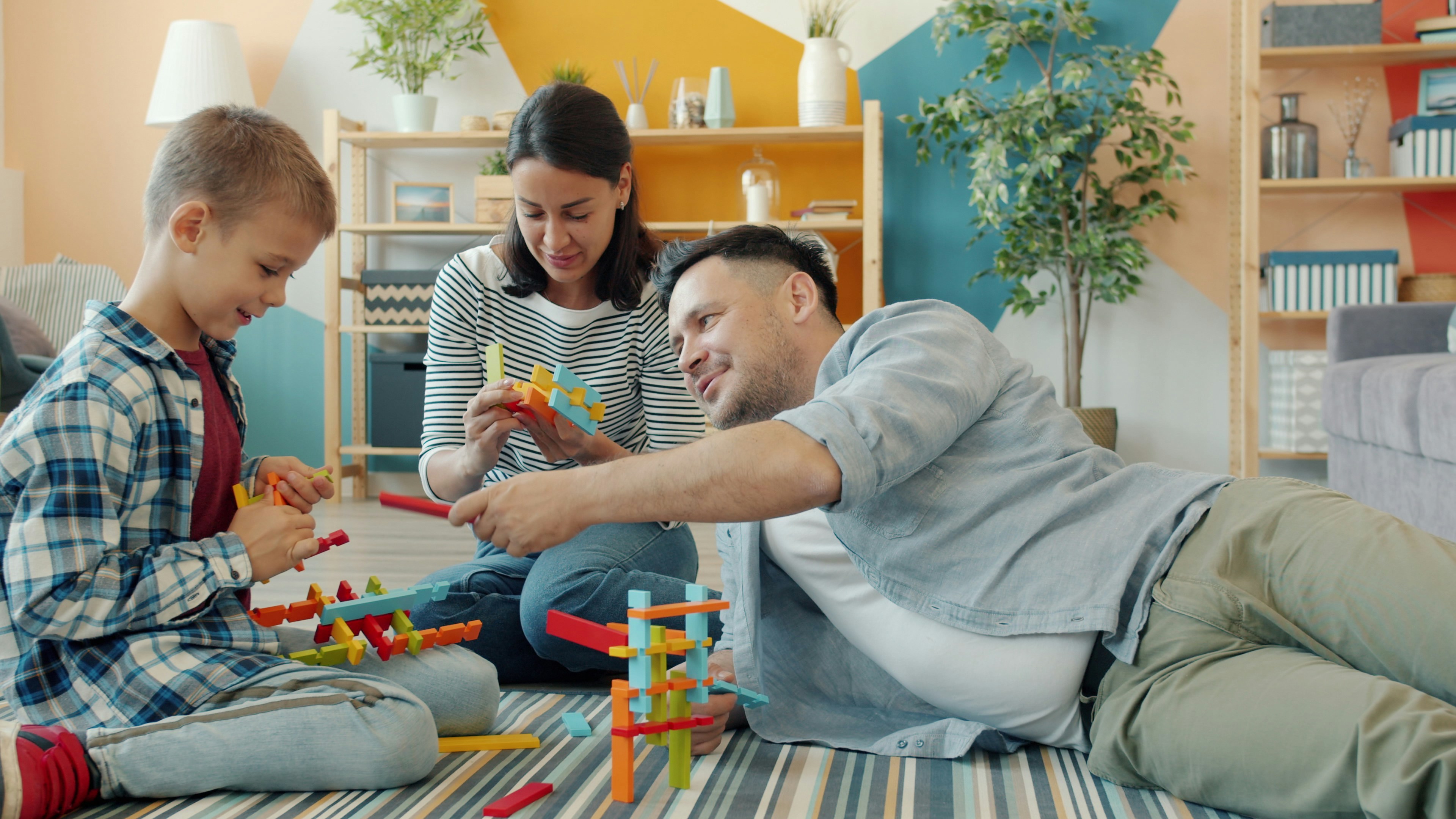 Child learning through play at home (photo 3 of 9)