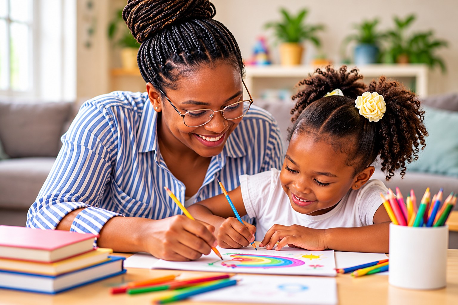 Child learning through play at home (photo 4 of 9)